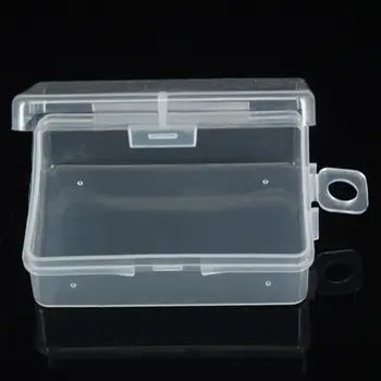 1 бр. Прозрачна пластмасова кутия за Съхранение на Контейнера за събиране на отпадъци с Капак