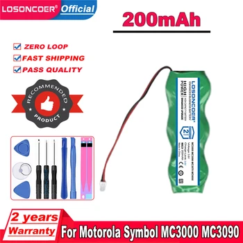 10шт Резервна батерия LOSONCOER 200 ма За Motorola Symbol MC3000 MC3090 MC3070 MC9000 MC9090 MC9060 Батерия