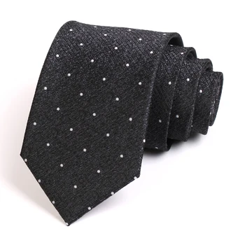 2020 Абсолютно Нови класически черни вратовръзки с ширина 8 см. за мъже, бизнес Костюм, вратовръзка за работна Среща, Мъжки висококачествен и модерен официална вратовръзка