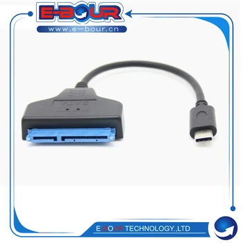 25 см Конвертор USB-C/TYPE-C SATA USB 3.1 Кабел-адаптер Type-C За твърд диск 2,5 