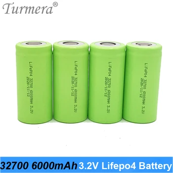 3.2 В 32700 Lifepo4 Батериите 6000 mah с Висок Ток 33A 55A за Електрически Лодки и Слънчеви Панели на Непрекъсваеми токозахранващи устройства Turmera