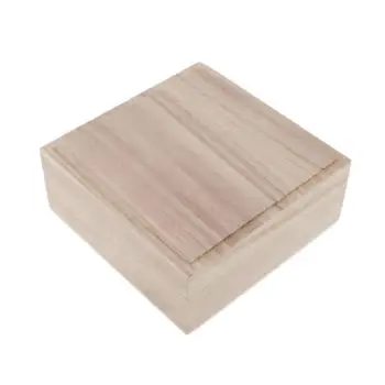 3x Дървена кутия за играчки, ракла за съхранение, Многофункционална организация, дървен калъф ръчна изработка