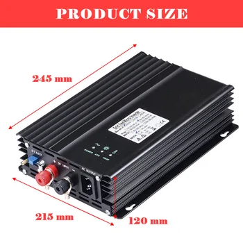 600 W Инвертор MPPT LCD дисплей DC26V-45V Синусоидална Изход За Слънчеви Панели, 24 и 36 В Мрежов Инвертор 30x21,5x12 cm Инвертор