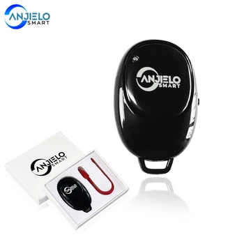 Anjielosmart Мини Bluetooth Бутон за дистанционно управление Безжичен контролер Телефон с Камера Спускане на затвора Снимки за ios / Android