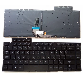 AR/PO Клавиатура за ASUS ROG ZEPHYRUS GU502 GU502G GU502GU GU502GV GA502 GX502 GM502 Игрална с RGB подсветка