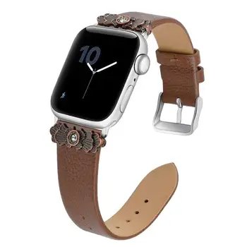 Correa за apple watch iwatch 5 4 38 мм 42 мм каишка кожена bandje cinturino за ремъците i watch 40 мм въжета гривна pulseira