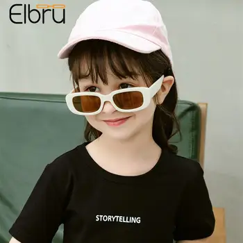 Elbru Сладки детски Слънчеви очила за момчета и Момичета UV400 Слънчеви очила Baby Child Ourdoor Правоъгълни слънчеви очила слънчеви Очила са Модерни Унисекс слънчеви очила