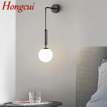Hongcui Съвременен Вътрешен Месинг Тела-Аплици LED Simply Creative Copper Wall Lamp за Домашен интериор на Спалнята