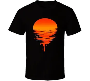 Sunset Страхотна Дизайнерска тениска с арт дизайн, Тениска, Hoody, Тениска, за мъже брандираната тениска мъжка тениска с кръгло деколте, летни тениски