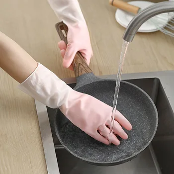 Xiaomi Mijia Водоустойчиви гумени латексови ръкавици за миене на съдове Кухненски трайни средства за почистване на дома Инструменти за миене на съдове