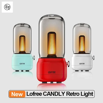 Youpin Lofree CANDLY Ретро лампа USB Зареждане/поставка за зареждане регулируема яркост 1800k led лампа, Свещ
