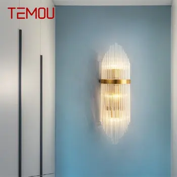 · Стенни аплици TEMOU, модерни led осветителни тела за вътрешно осветление, декоративни растения за Дома Спални