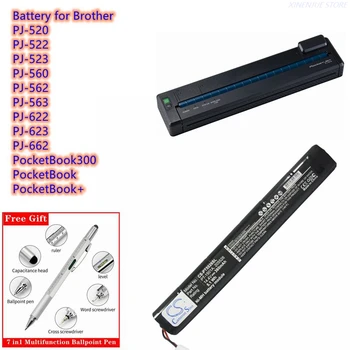 Акумулаторна батерия за преносим принтер Brother PJ-520, PJ-522, PJ-523, PJ-560, PJ-562, PJ-563, PJ-622, PJ-623, PJ-662, PJ-663, PJ-673, PocketBook300