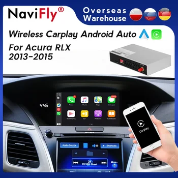 Безжична CarPlay за Acura RLX 2013 2014 2015 с Автоматична Навигация Android GPS-Рефлексен Линк за КАРТА За Възпроизвеждане на музика AirPlay Характеристики