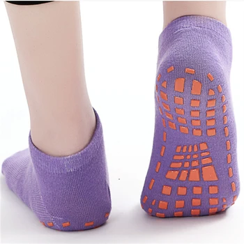 Гумени нескользящие чорапи за възрастни от памук в реален размер, многофункционални спортни чорапи за практикуване на йога