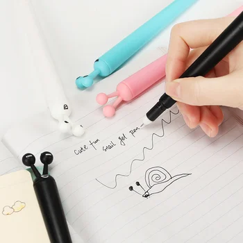 Забавно е израз на Охлюв Ярки цветове Креативна скъпа гел писалка за обучение в офиса, училищни дръжка за писма, канцеларски материали
