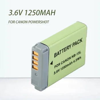 Качествена Батерия за фотоапарат 1250 ма 13L NB13L NB-13L за Canon PowerShot G7XMark II G7X PM165 G5 X G5X G9 X G9X SX620 Батерии