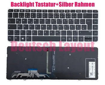 Клавиатура с подсветка на немски език за HP Elitebook 1040 G3 903667-041