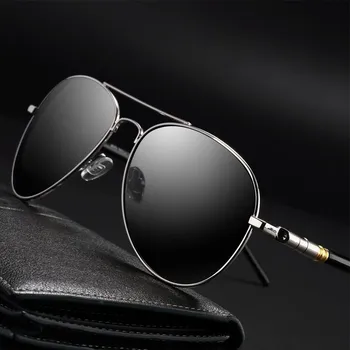 Луксозни мъжки поляризирани слънчеви очила с марка дизайнерски обувки, мъжки vintage слънчеви очила за шофиране UV400 Pilot Eyewear, слънчеви Очила за мъже и Жени