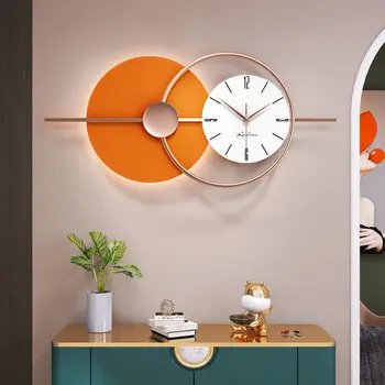 Луксозни стенни часовници за дома, хол, декоративни стенни часовници с беззвучным звук, модерен дизайн за вашия интериор на трапезария, занаяти, цифров часовник Reloj