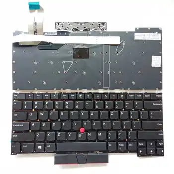 Нова Американо-английски За IBM Thinkpad T490S T495S T14S NoBacklight Черен С Клавиатура за лаптоп Point Stick