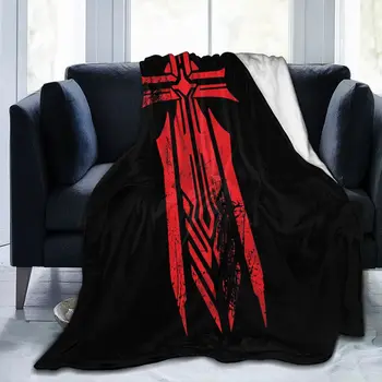 Одеяло с емблемата на Желязна кръв Azur Lane, хубаво джобно одеяло за къмпинг в различни стилове