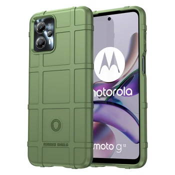 Протектор за смартфон Motorola G23 G13, матиран устойчив на удари силиконов калъф в полузакрытой обвивка за Мото G23, 6,5 инча