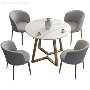 Рецепцията Rock Board, Малка кръгла маса, лампа, Луксозен масата за преговори и комбиниран стол, магазин за чай с мляко, бизнес Хотел, разпродажба