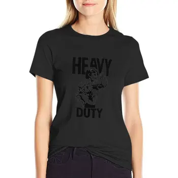 Тениска с логото на Mike Mentzer за тежки условия на работа, эстетичная дрехи, Къса тениска, кавайная дрехи, Топ за жени