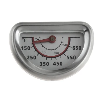 Термометър за капак за Печене на Барбекю От Неръждаема Стомана, Датчик за Температура, Индикатор за Отопление, Подходящи за Пържене на Части Печене 463241314 150F-650F