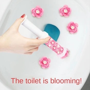Тоалетка цветен аромат, дезодорант за тоалетна, ароматно средство за почистване на тоалетната чиния blue bubble, препарат за почистване на тоалетната чиния