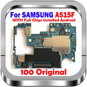 128 GB напълно работещи за Samsung Galaxy A51 A515F разблокированная дънната платка системната логика Android, дънна платка с пълен набор от чипове