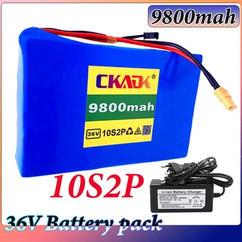 36V Акумулаторна батерия 10S2P 9800 mah 18650 литиево-йонни акумулаторни батерии за електрически велосипеди, скутери, скейтборд Batteria