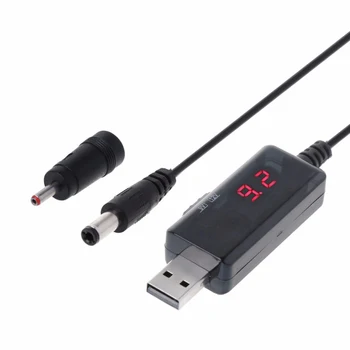 USB кабел Boost Line DC 5 КЪМ DC 12 v/9 В Голяма Модул Конвертор USB Кабел-адаптер 2,1X5,5mm с Щепсел за Wi-Fi рутер arduino