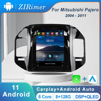 ZIRimer Android 11 Автомобилен Радиоприемник За Mitsubishi Pajero V73 V77 V68 V75 Стерео Авто GPS Навигация DVD Плейър 4G DSP WIFI 2004-2011