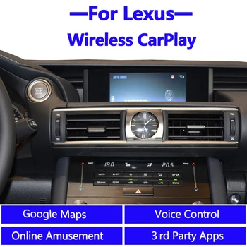 Видеоинтерфейс Android Carplay за Lexus RCF RC300F RC200t RC 2015-2017 Версия с гласов контрол и мишка с автомобилни GPS Навигация
