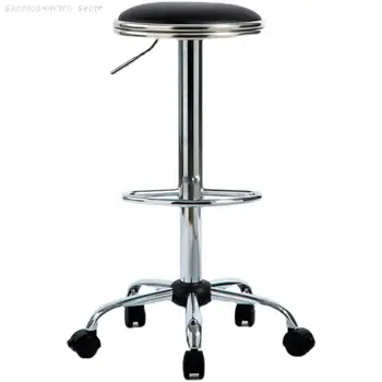 Високото столче без шайба на облегалката на лабораторни болнични табуретка работилница поточна линия подвижен въртящ се стол високо столче за краката