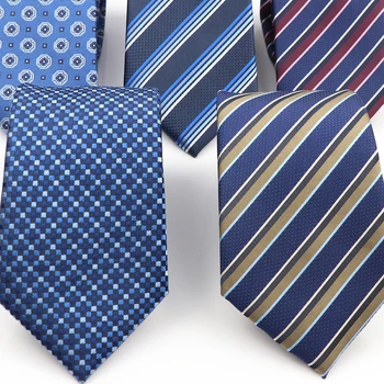Вратовръзка с цип за мъже и жени, класически и тясна вратовръзка, всекидневни квадратен сватбен вратовръзка, раираната вратовръзка, жаккардовый вратовръзка