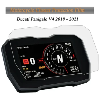 За Ducati Panigale V4 V4S Streetfighter V4 Panigale V4R 2018 2019 2020 2021 Защитно Фолио за Екрана на таблото