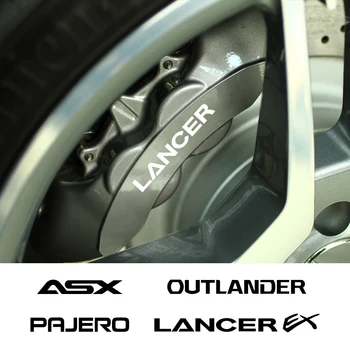 За Mitsubishi Lancer Ralliart Outlander L200 Asx Pajero Автомобилни Стикери На Спирачните Челюсти Авто Топлоустойчива Етикети Аксесоари За Вашия Интериор