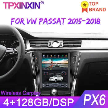 За Volkswagen Passat 2015-2018 Tesla Style Android 9 автомобилна GPS навигация стерео главното устройство Мултимедиен плеър Магнитола