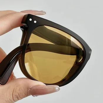 Колоездене Слънчеви Очила с Uv400 Преносима Сгъваема Кръгла Дограма Замъглява на Предното Стъкло, Избягване на Летящи Насекоми, Аксесоари За Велосипеди слънчеви очила
