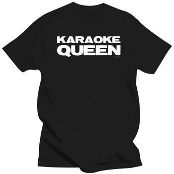 Мъжки t-shirt Karaoke Queen, размера на малък 6XL цвят S, S, L, S или без ръкави