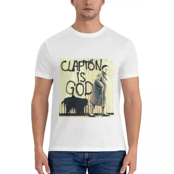 Тениска Клептън God is Essential, мъжки ризи, с тежки тениски за мъже