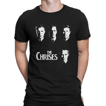 Тениски The Chrises за мъже, забавна памучен тениска с кръгло деколте, ризи с къс ръкав, подарък за рожден ден, върхове