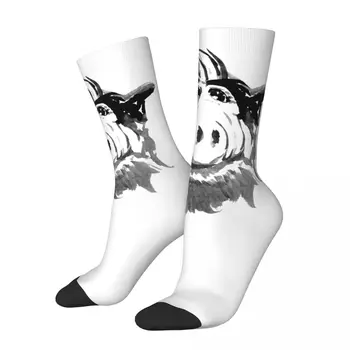 Чорапи Алф, Alfs и Alfer, за лице, Alfs и Alfer, най-добрата ПОКУПКА, смешни ежедневни ластични чорапи с модел, новост