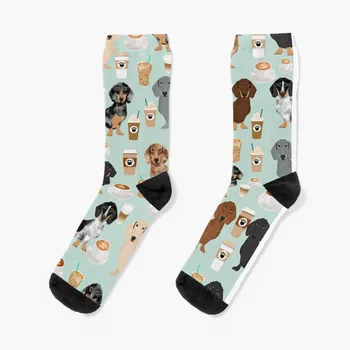 Чорапи с анимационни куче такса, чорапи за мъже, луксозни чорапи, мъжки чорапи, изработени от памук